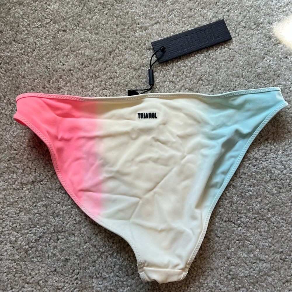 Triangl Swimwear Gradient Pink and Blue Bikini (S in Top/L bottom)